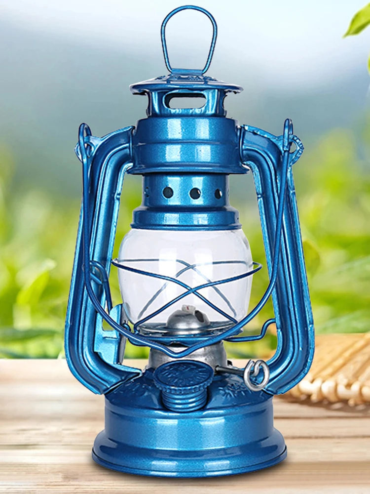 Fuel Camping Lanterns Metal Kerosene  Table Lamps with Handle for Camping