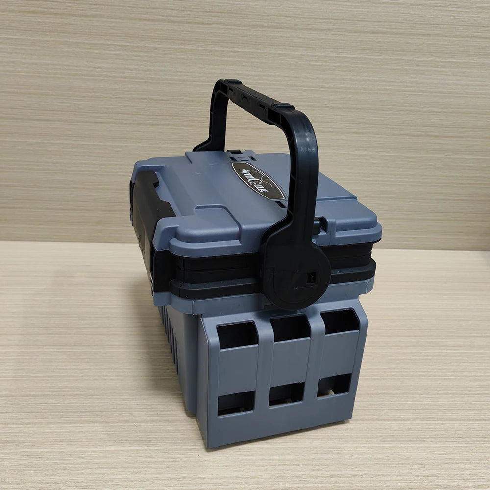 Double layer lure fishing box, fishing gear toolbox,