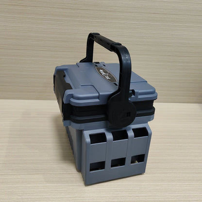 Double layer lure fishing box, fishing gear toolbox,