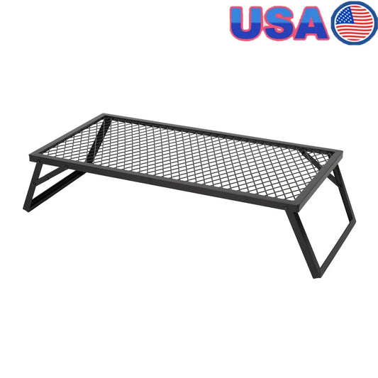 Heavy Duty Steel Camp Grill 36 Inch x 18 Inch Foldable Cooking Rack