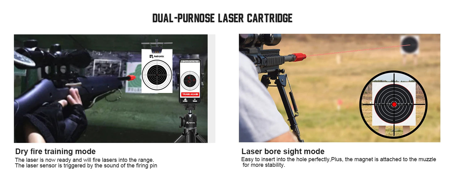 300ACC dual-purpose magnetic suction laser training bullet