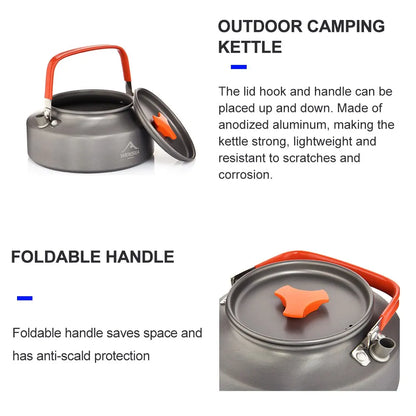 Camping Water Kettle Outdoor Coffee Kettle Tableware
