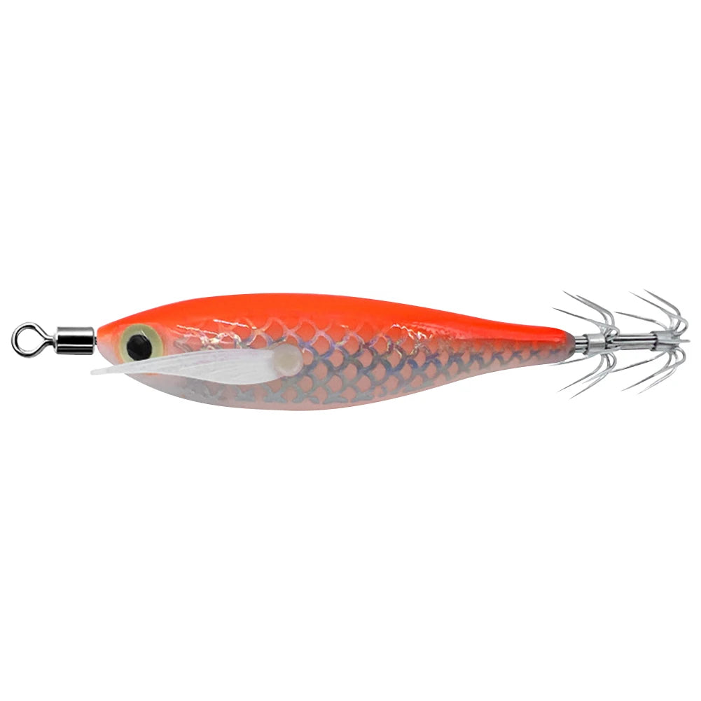 Luminous Squid Hook Cuttlefish Attracting Lure Double Hook Glow In The Dark Squid Bait Fake Octopus Bait for Octopus Squid