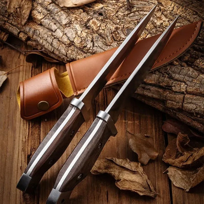 Outdoor camping knife, 5CR corrosion-resistant steel blade