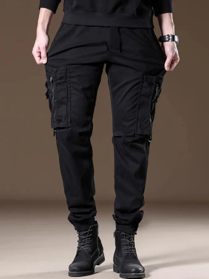 New Casual Pant Cargo Trousers Streetwear Wide Leg Sweatpant High Street Trendy Loose Versatile Straight Casual Pants