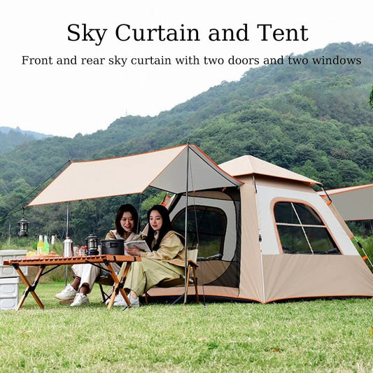 Outdoor Automatic Camping Family Tent 3-8 Person Large Camping