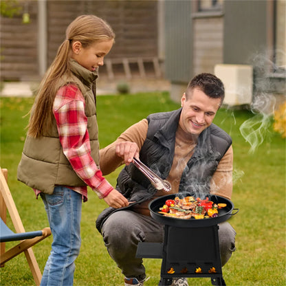 Fire Wood Heater with Burner Stove Camping Tent