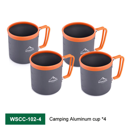 Camping Aluminum Cup Outdoor Mug  Tableware Picnic Cooking Equipment