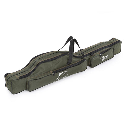 Portable Folding Fishing Rod Carrier Canvas Fishing Pole