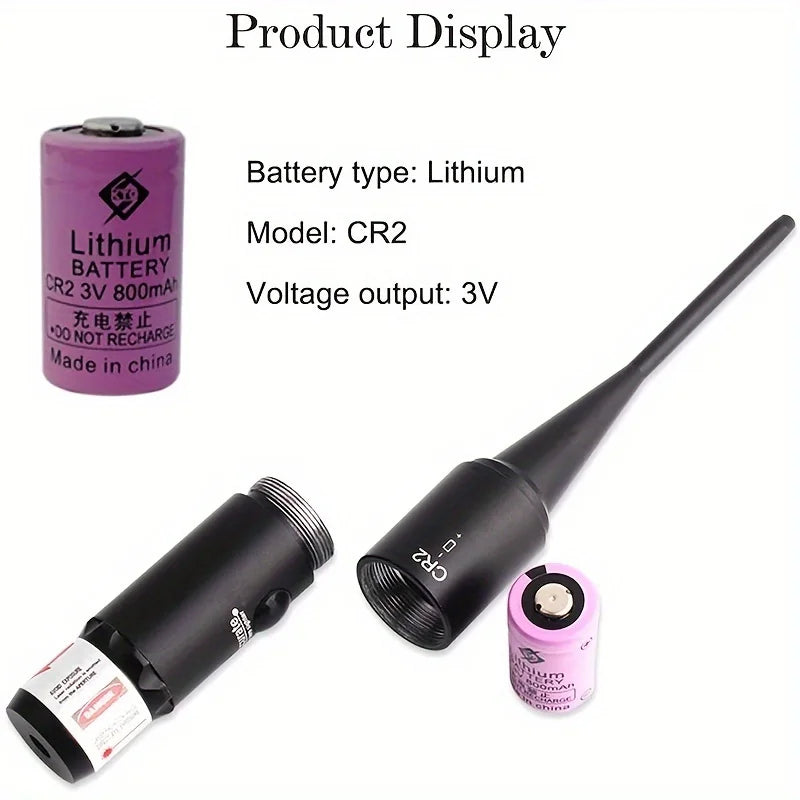 Green Laser BoreSighter Bore Sight kit for .177 to .50 Caliber Rifles & Handguns