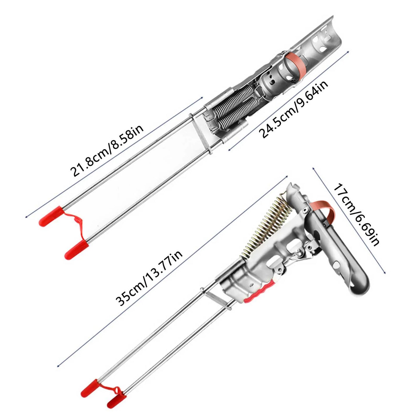 1-5pcs Automatic Fishing Rod bracket holders Stainless Steel pole stand Support double spring rest Brackets