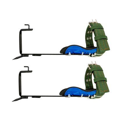 Tree Climbing Gear, Steel Pole Climbing Spikes, Safety Belt & Rope, Climbing Tree Shoes, 100kg Load Capacity, Durable Tool