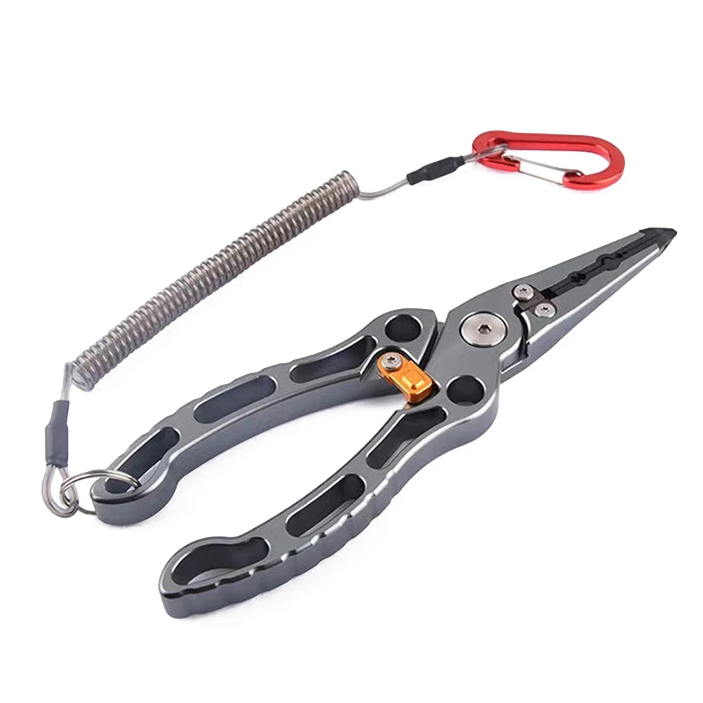 Titanium Alloy Fish Nose Pliers Convenient Lure Tongs Fish Clip Multifunctional Portable  Lightweight