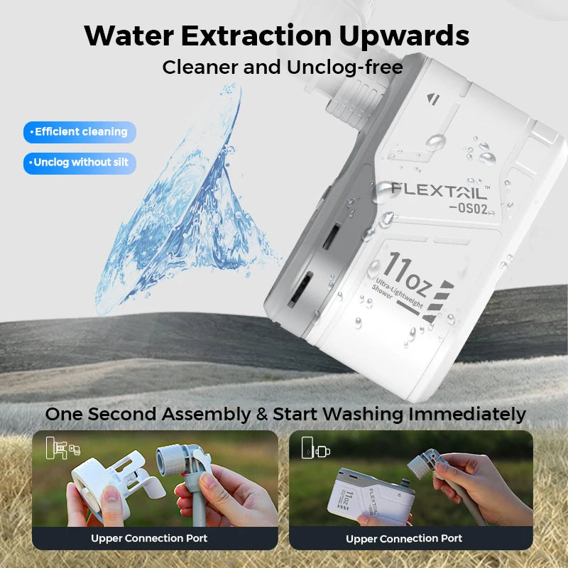 Outdoor Camping Shower Portable Electric Shower