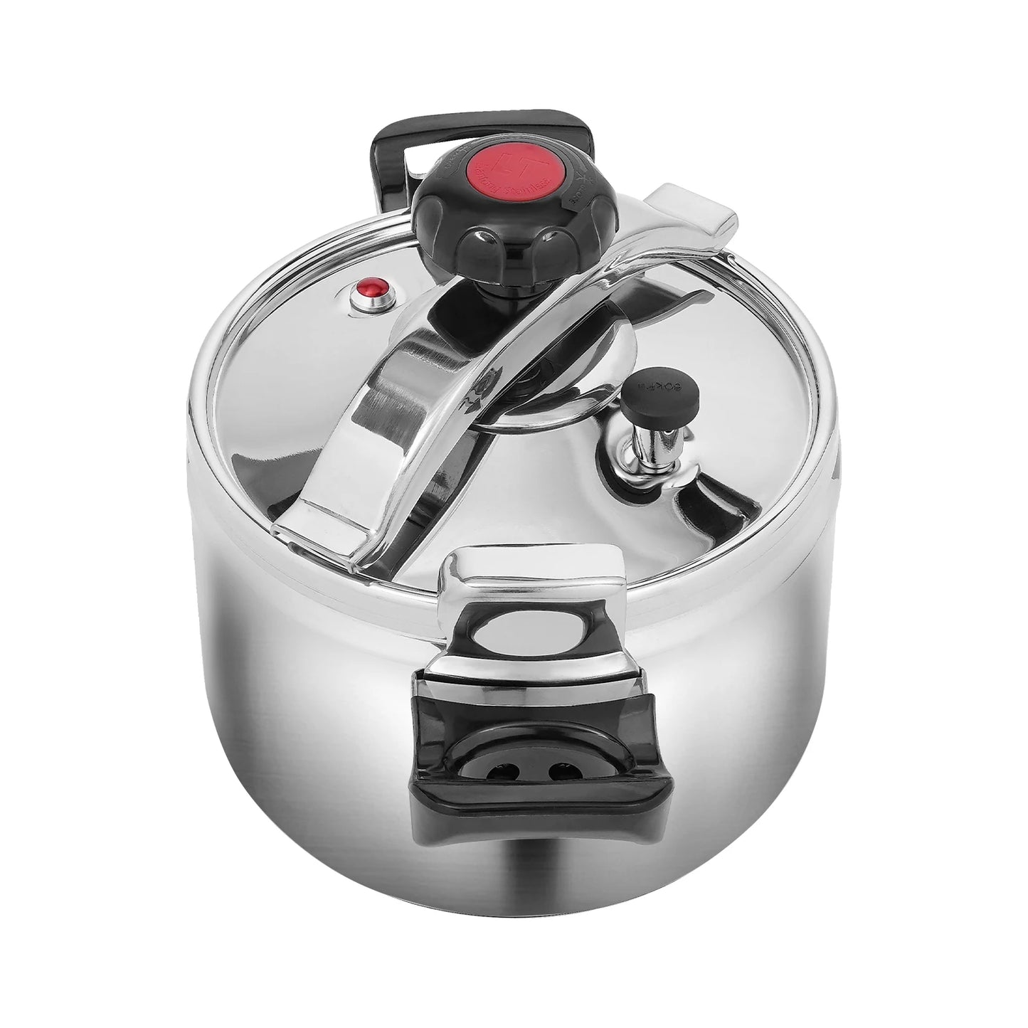 Pressure Cooker 4.54 Qt, Stainless Steel Build, Fast Cooking