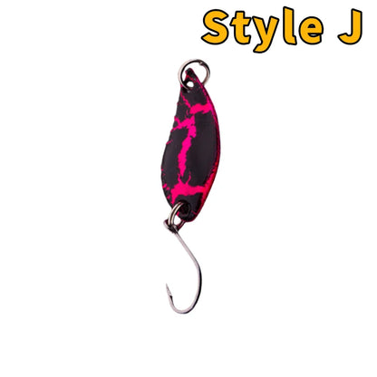 Trout Bait Metal Spoon Fishing Lure Wobbler   Jigging Tackle Accessories Multi-color Long-casting Lure Bait