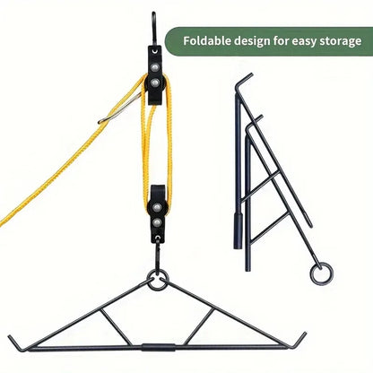 Max To 700 LBS  Pulley Lift System    Butcher Hunting Accessories Gift Set