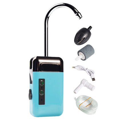 Water Oxygen Pump Portable Fishing Oxygen Water Pump Intelligent Sensor Energy Saving LED Light