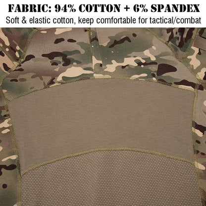 Men's Camouflage Hunting Combat T Shirt