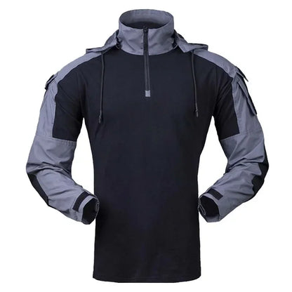 Hunting Shirts Mens Clothing Wear-resisting Tops Multi Pockets
