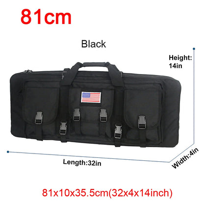 32 38 42 48 inch   Double Rifle Case Airsoft Gun Case Backpack Hunting