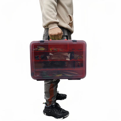 Double Layer Fishing Tackle Boxes Portable Fishing Accessories