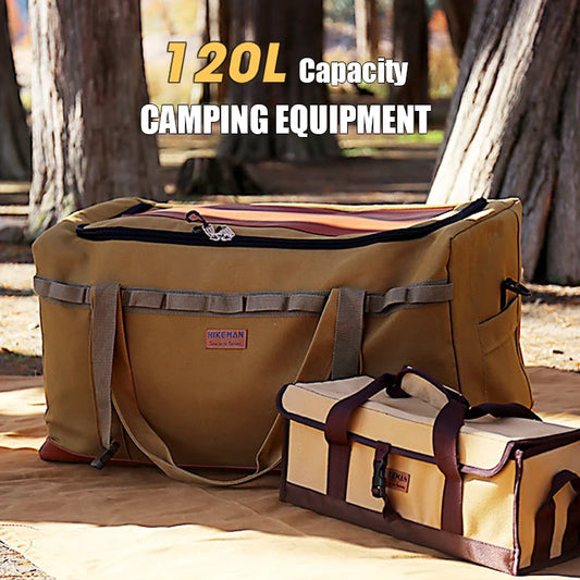 New Outdoor Hiking Backpack 120L   Picnic Accessories Organizer Storage Multifunctional Handbag