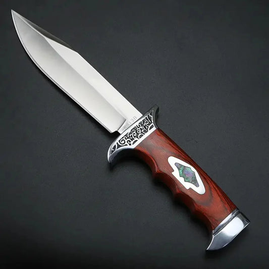High Hardness Steel Saber Outdoor Knife Field Survival Straight Knife Camping Tactical Knife Hand Knife