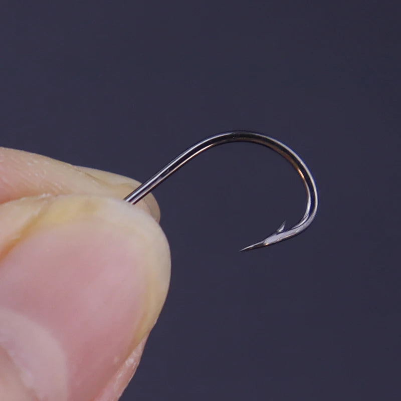 Fishing Hooks High-carbon Barbed Fishhooks Black Golden