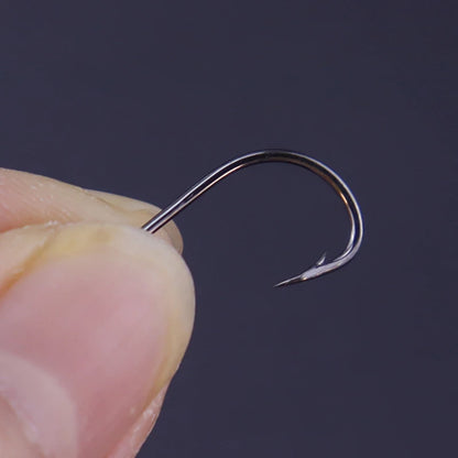 Fishing Hooks High-carbon Barbed Fishhooks Black Golden