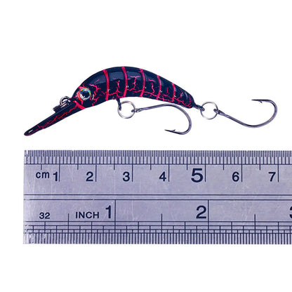 5.2cm 2.5g Floating Minnow Fishing Lure Mini Artificial Hard Bait Sharp Hook Crankbait Wobbler Trout Pike Bass Fishing