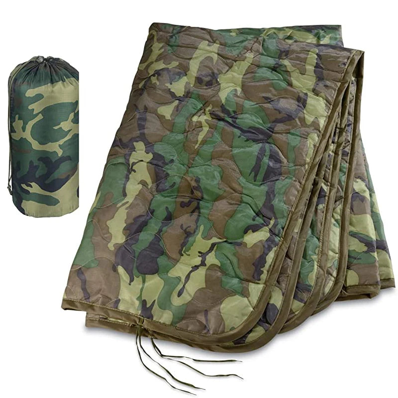 Army Poncho Liner Camouflage Water Repellent