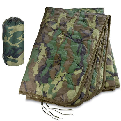 Army Poncho Liner Camouflage Water Repellent