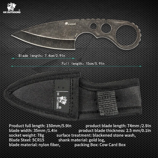 Outdoor survival equipment, fixed tactical straight knives