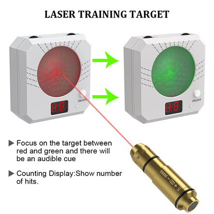 Infrared Induction Electronic Scoring Laser Target Color Sensitive Shooting Practice with Sound Effects