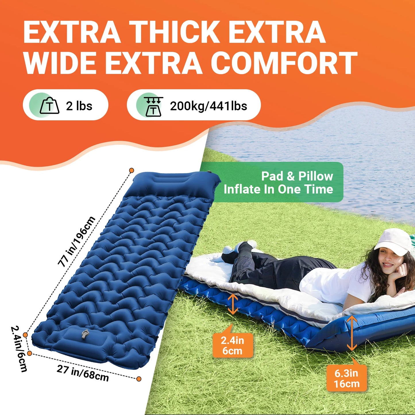 Self Inflating Sleeping Pad,