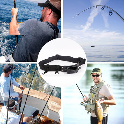 Fishing Waist Belt Rod Holder Waist Rod Pole Holder Multifunction Fishing Spinning Reel Holder Fishing Accessories