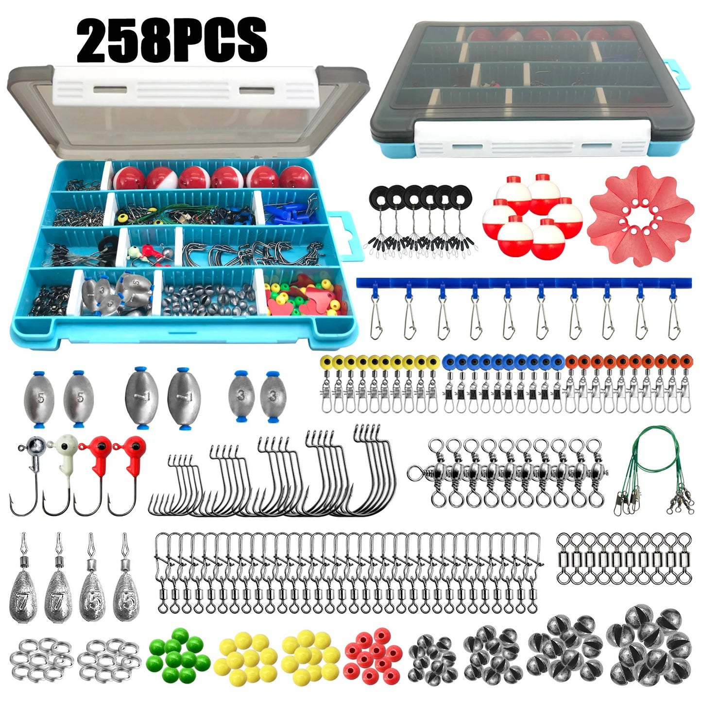 Fishing Lures Set Soft Hard Baits Metal Jig Spoon Gear Layered For Bass Pike Crankbait Tackle Accessories