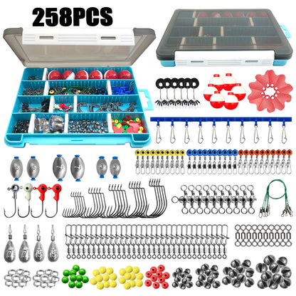 Fishing Lures Set Soft Hard Baits Metal Jig Spoon Gear Layered For Bass Pike Crankbait Tackle Accessories