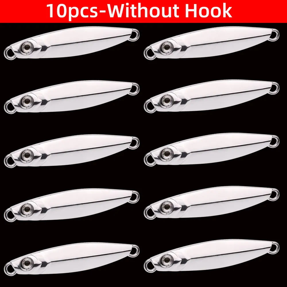 Metal Jig Fishing Lure Shore Cast Hook Swimbait Artificial Bait