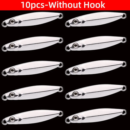 Metal Jig Fishing Lure Shore Cast Hook Swimbait Artificial Bait