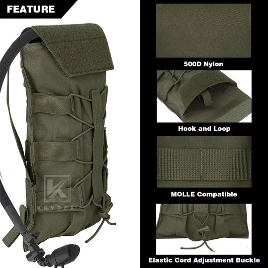 1.5L Water Bladder Bag Pack Outdoor Hiking Accessories
