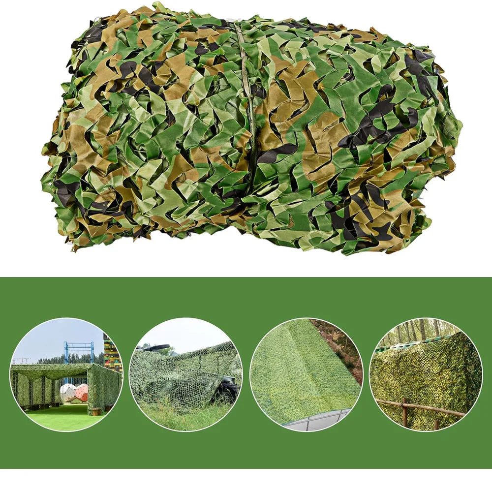 Foldable Camouflage Net Hunting Camo Durable Large Netting