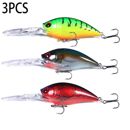 12.5cm 20.5g Crankbait leurre Fishing Lure Pike Carp Fishing Artificial Hard Bait Fish Lures Wobbler Crankbait Fishing Tackle