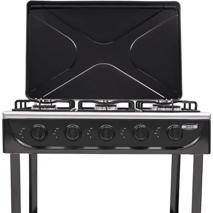 Natural Gas Stove Outdoor 5-Burner Stove Portable Gas Stove