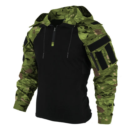Military Combat T-Shirt Men Tactical Shirt  Camping Hunting Clothing