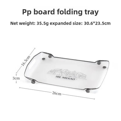 Ultralight Folding mini Table Small Folding PP Camp Table & Tray