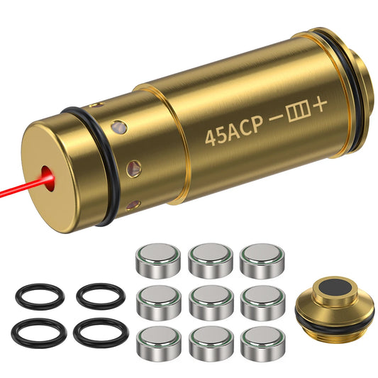45ACP laser training cartridge Red Dot Laser Training Bullet Dry Fire Laser Trainer Cartridge Tactical Laser Bullet