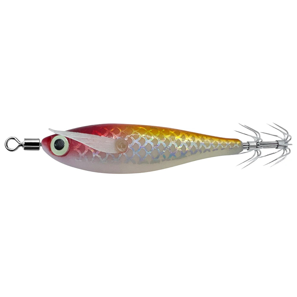 Luminous Squid Hook Cuttlefish Attracting Lure Double Hook Glow In The Dark Squid Bait Fake Octopus Bait for Octopus Squid