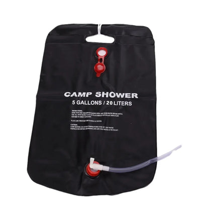 20L Foldable Solar Shower Water Bag Pvc Folding Water Storage Bags Outdoor Hiking Travel Bath Bags Scrubbing Pool Accessories